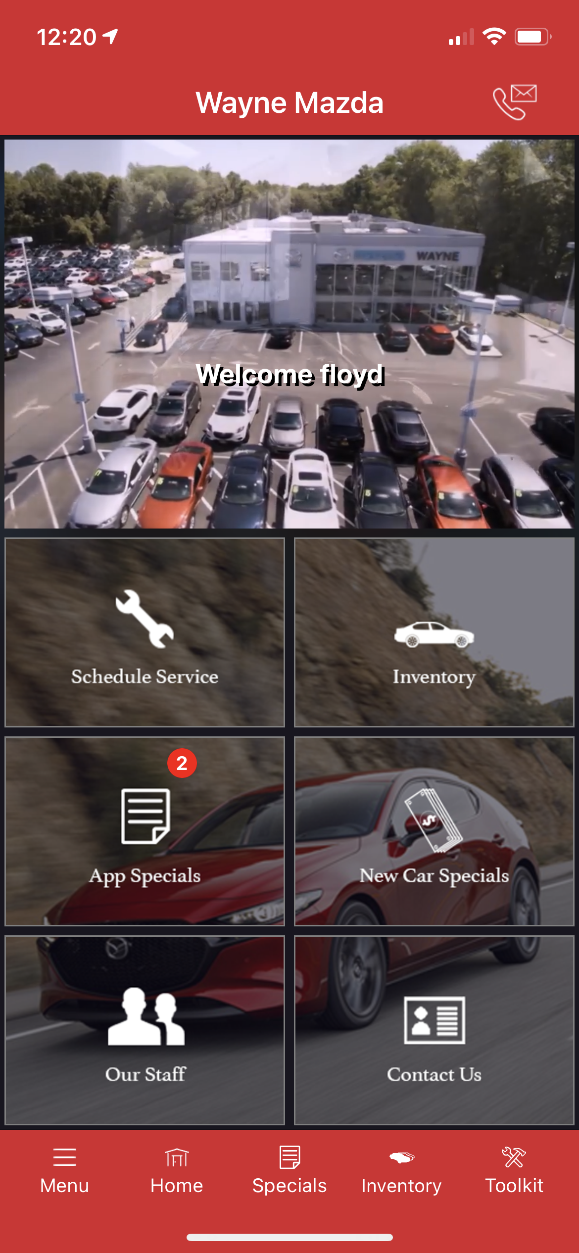 DealerApp Vantage - Car Dealer Mobile App Developers