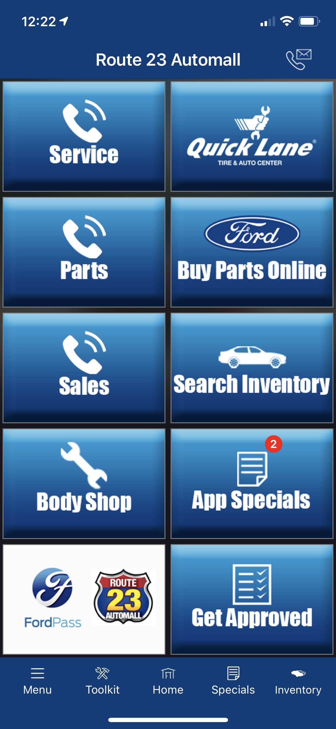 DealerApp Vantage - Car Dealer Mobile App Developers
