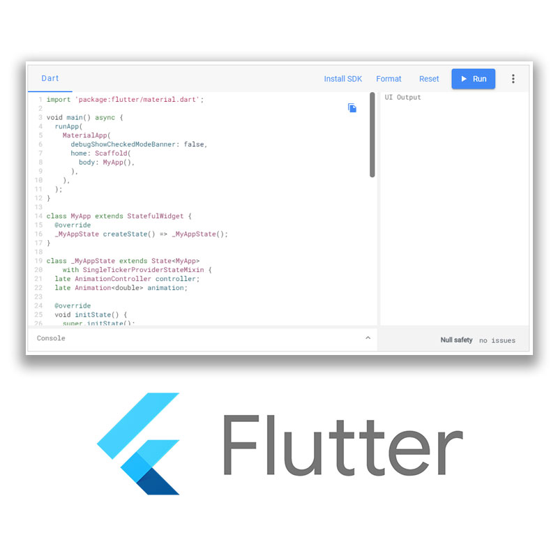 How to make an app with Flutter