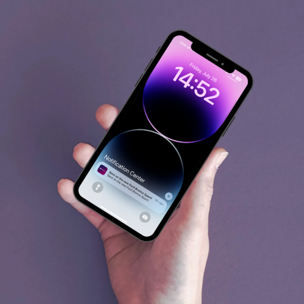 New Product Promotion Mobile Phone Mockup Facebook Cover - 1